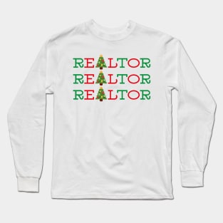 Realtor Christmas Long Sleeve T-Shirt